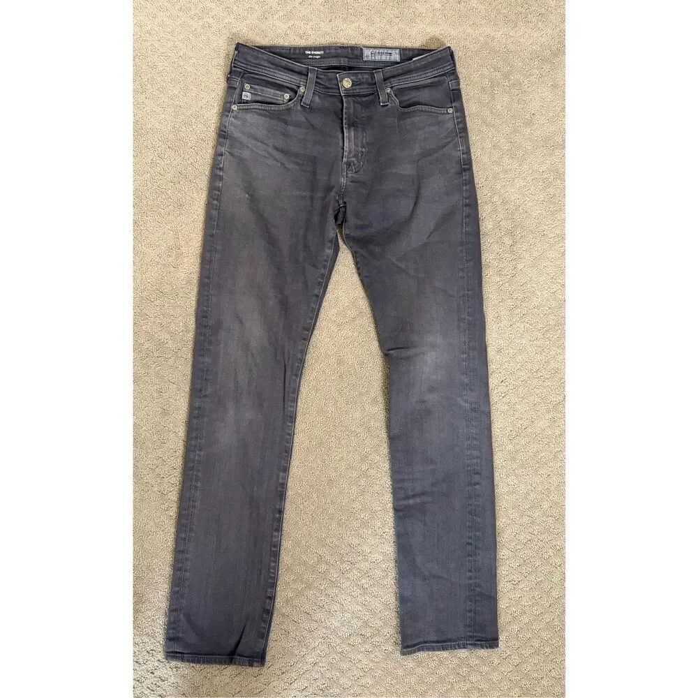 AG Adriano Goldschmied Everett Slim Straight Gray Jeans 29R